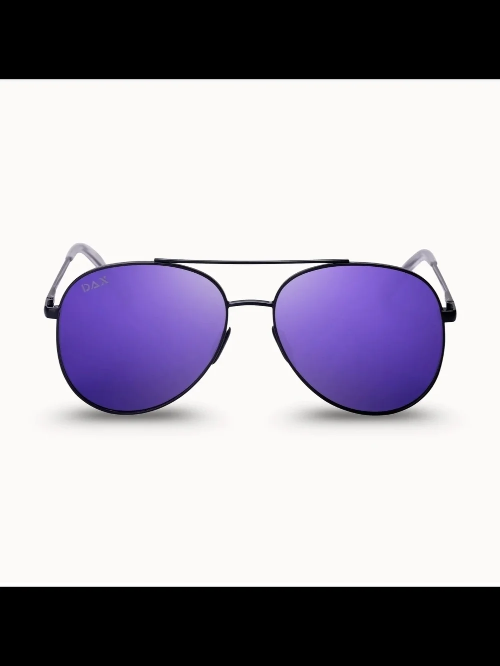 Purple Aviator Sunglasses for Women